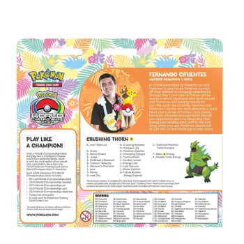 Pokémon :  World championships Deck Honolulu 2024 - Fernando Cifuentes - Crushing Thorn (Inglês)