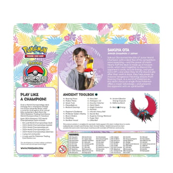 Pokémon :  World championships Deck Honolulu 2024 - Sakuya Ota - Ancient Toolbox (Inglês)