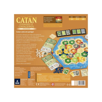 Expansão Catan Cidades e Cavaleiros - 6ª Edição