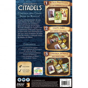 Jogo Citadels (2ª Edição Revisada)