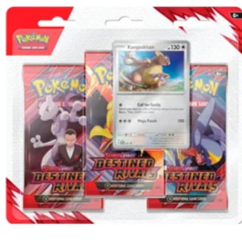 Pokémon : Blister Triplo Destined Rivals Zebstrika e Kangaskhan (Inglês)