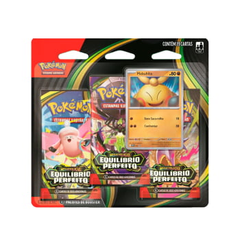 Pokémon : Blister Triplo MegaEvolução Equilíbrio Perfeito Makuhita