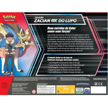 Pokémon : Box - Zacian ex do Lupo