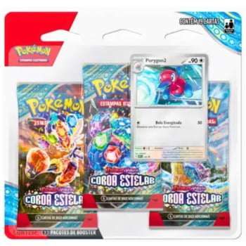 Pokémon : Coleção Coroa Estelar Blister Triplo - Horsea e Porygon2