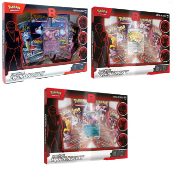 Pokémon : Coleção Ex Equipe Rocket (Nidoking, Mewtwo, Persian)