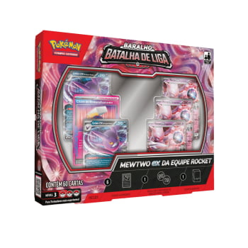 Pokémon : Deck Batalha De Liga Pokémon Mewtwo Ex da Equipe Rocket ( Português)