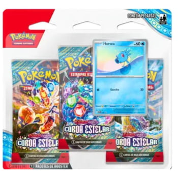 Pokémon : Coleção Coroa Estelar Blister Triplo - Horsea e Porygon2