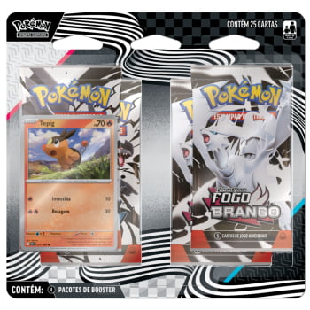 Pokémon : Escarlate e Violeta Fogo Branco e Raio Preto - Booster Quadruplo