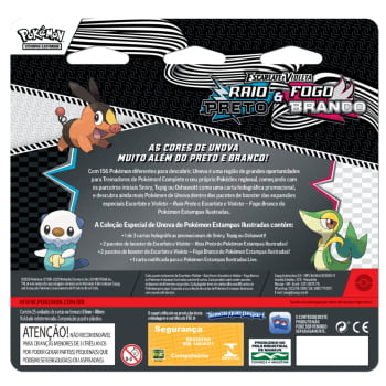 Pokémon : Escarlate e Violeta Fogo Branco e Raio Preto - Booster Quadruplo
