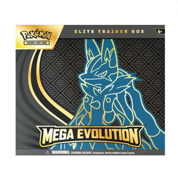 Pokémon : Mega Evolution Elite Trainer Box - Mega Lucario , Mega Gardevior (Inglês)