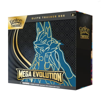 Pokémon : Mega Evolution Elite Trainer Box - Mega Lucario , Mega Gardevior (Inglês)