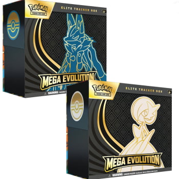 Pokémon : Mega Evolution Elite Trainer Box - Mega Lucario , Mega Gardevior (Inglês)