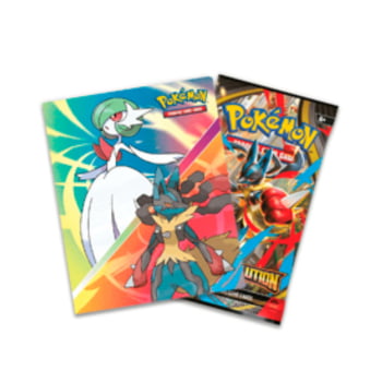 Pokémon : Mini Portfolio + 1 Booster Megaevolução (Inglês)