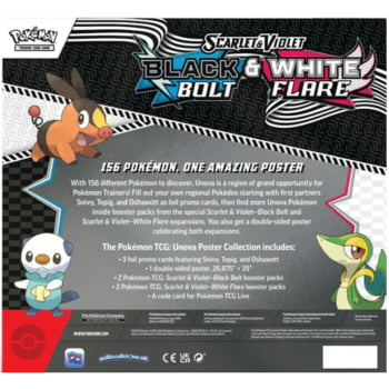 Pokémon : Scarlet & Violet - Black Bolt & White Flare Poster Collection