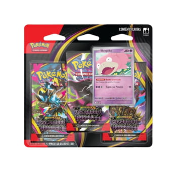 Pokémon TCG : Mega Evolução Escuridão Absoluta - Blister Triplo (Português) Pokémon TCG : Mega Evolução Escuridão Absoluta - Blister Triplo (Português)