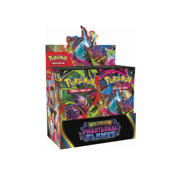 Pokémon TCG : Mega Evolution - Phantasmal Flames - Booster Box ( Inglês) Pokémon TCG : Mega Evolution - Phantasmal Flames - Booster Box ( Inglês)