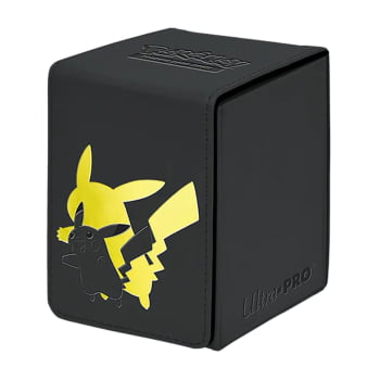 Pokémon : Deck BOX Pikachu Preto- Alcove Click (Importado)