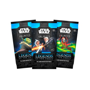 Star Wars Unlimited : Legends Of The Force - Caixa 24 Booster Packs (Importado)
