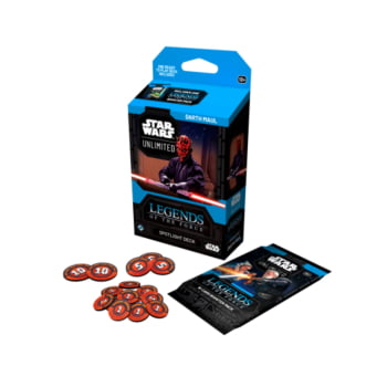 Star Wars Unlimited : Legends Of The Force - Spotlight Deck Qui-Gon Jinn ou Darth Maul (Inglês)