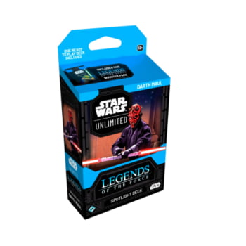 Star Wars Unlimited : Legends Of The Force - Spotlight Deck Qui-Gon Jinn ou Darth Maul (Inglês)