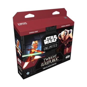 Star Wars: Unlimited - Twilight of the Republic: Two Player Starter ( Inglês) - Pre venda - Grátis 2 Pacotes de Sleeves star Wars