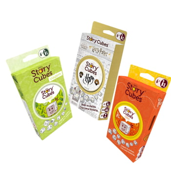 Combo Story Cubes : Clássico + Viagem + Harry Potter