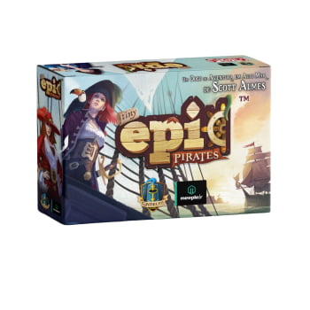 Combo Jogo Tiny Epic Pirates + Expansão Tiny Epic Pirates - Maldição de Amdiak