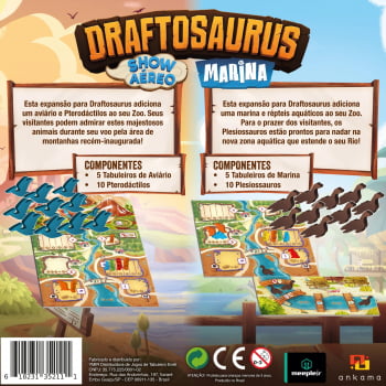 Expansão Draftosaurus: 2 em 1 Marina e Show Aéreo