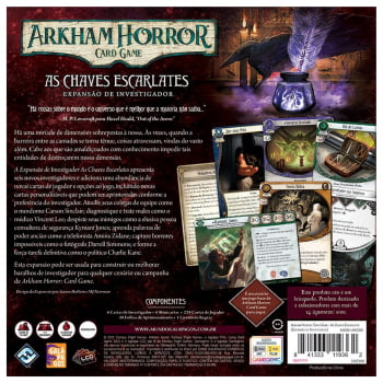 Expansão de Investigador - Arkham Horror: Card Game - As Chaves Escarlates 