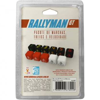 Expansão Rallyman GT: Dice Pack- Pacote de Marchas, Freios e Velocidade