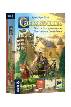 Expansão Carcassonne Construtores e Comerciantes (3ª Edição) Expansão Carcassonne Construtores e Comerciantes (3ª Edição)