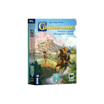 Expansão Carcassonne Mensageiros e Alcaides (3ª edição)