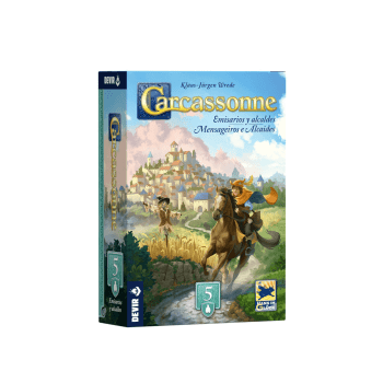 Expansão Carcassonne Mensageiros e Alcaides (3ª edição) Expansão Carcassonne Mensageiros e Alcaides (3ª edição)