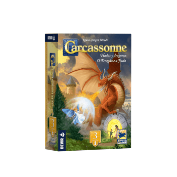 Expansão Carcassonne O Dragão e a Fada (3ª edição) Expansão Carcassonne O Dragão e a Fada (3ª edição)