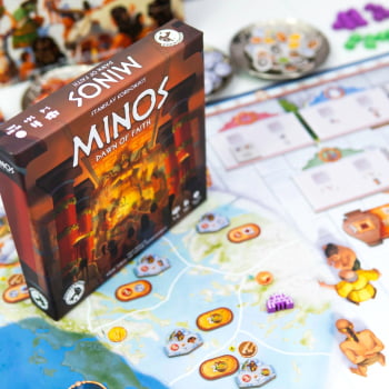 Expansão Minos : Dawn of Faith + Promo Minos Dawn of Faith New Special Abilities ( Inglês)