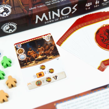 Expansão Minos : Dawn of Faith + Promo Minos Dawn of Faith New Special Abilities ( Inglês)