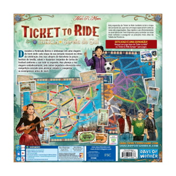 Expansão Ticket to Ride: Iberia & Coreia do Sul 