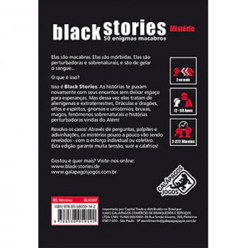 Histórias Sinistras Mistério (Black Stories Mistery)