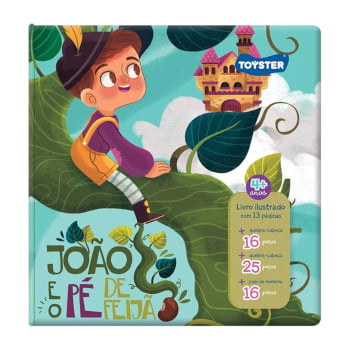 Livro Brinquedo João E O Pé De Feijão - Toyster Brinquedos