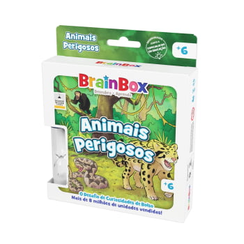 Jogo BrainBox Pocket: Animais Perigosos