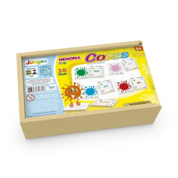 Jogo da Memória Cores - 30 Peças 