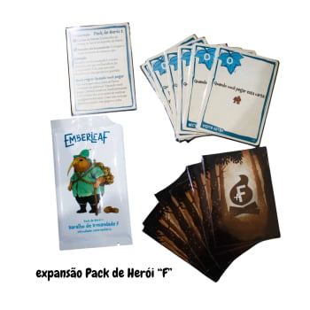 Jogo Emberleaf + Pack do Herói "F" + Sleeves Grátis