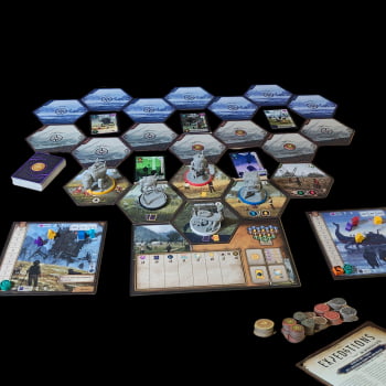 Jogo Expeditions : Uma Continuação de Scythe