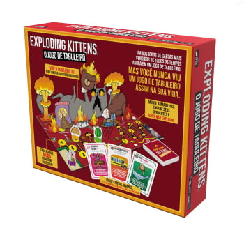 Jogo Exploding Kittens : O Jogo de Tabuleiro