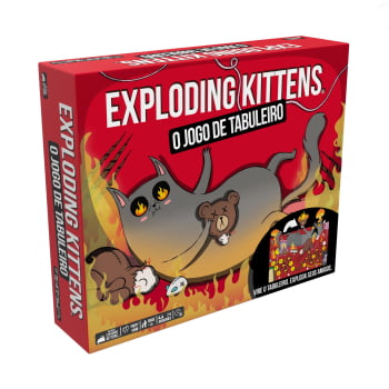 Jogo Exploding Kittens : O Jogo de Tabuleiro