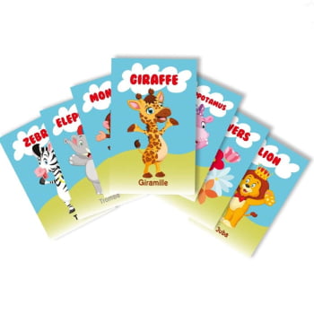 Jogo Giramille Bilíngue - Mico + Memória (Bilíngue)