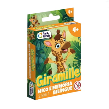 Jogo Giramille Bilíngue - Mico + Memória (Bilíngue)