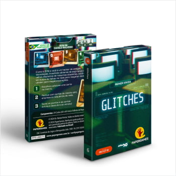 Jogo Glitches + Caixa Micro Box + Carta Promocional Full Duplex