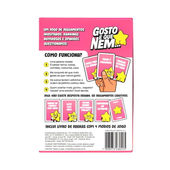 Jogo Gosto é que nem...