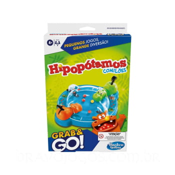 Jogo Hipopótamos Comilões Grab & Go Jogo Hipopótamos Comilões Grab & Go